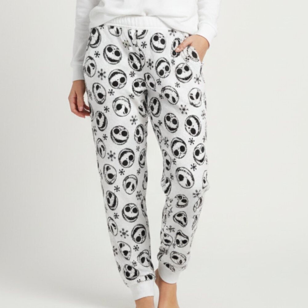 Nightmare Before Christmas Jack Skellington Pajama Pants Womens Large 34 Waist